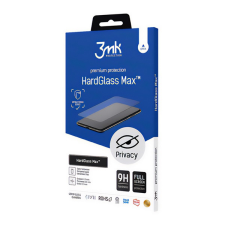 3MK hard glass max privacy képerny&#337;véd&#337; üveg (3d, betekintés védelem, 0.3mm, 9h) fekete gp-147625 mobiltelefon kellék