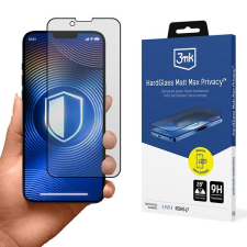 3MK HardGlass Matt Max Privacy betekintésvédett edzett üveg iPhone 13 Mini mobiltelefon kellék