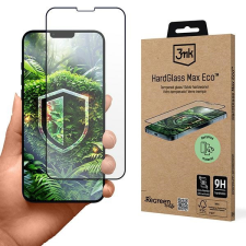 3MK HardGlass Max Eco edzett üveg újrahasznosított anyagból iPhone 13/13Pro/14 mobiltelefon kellék