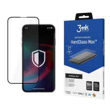 3MK HardGlass Max edzett üvegfólia 9H Fekete Apple iPhone 14 145682 mobiltelefon kellék