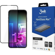 3MK HardGlass Max edzett üvegfólia 9H Fekete Apple iPhone 15 Plus (3M005251) mobiltelefon kellék