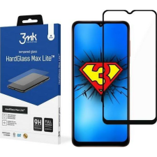 3MK HardGlass Max Lite Edzett Üveg Fekete Szegéllyel Samsung Galaxy M02s (3MK1458) mobiltelefon kellék