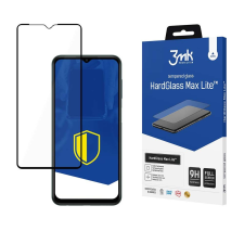 3MK HardGlass Max Lite edzett üvegfólia 9H Fekete Samsung Galaxy M13 4G 145195 mobiltelefon kellék