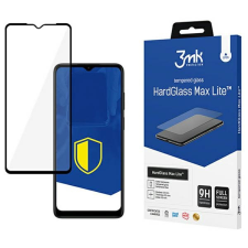 3MK HardGlass Max Lite Motorola Moto E22 fekete, teljes képernyős üvegfólia Lite mobiltelefon kellék