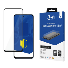 3MK HardGlass Max Lite Xiaomi Redmi 12 Edzett üveg kijelzővédő - Fekete (5903108539098) mobiltelefon kellék