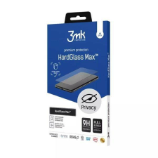 3MK HardGlass Max Privacy iPhone 14 Plus /13 Pro Max 6,7&quot; fekete teljes képernyős üveg kijelzővédő fólia mobiltelefon kellék