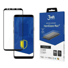 3MK HardGlass Max Samsung Galaxy G960 S9 fekete teljes képernyős üveg kijelzővédő fólia mobiltelefon kellék