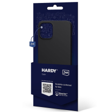 3MK Hardy Silicone MagCase tok iPhone 12 grafit tok és táska