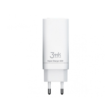 3MK Hyper Charger Hálózati USB-C / USB-A töltő - Fehér (65W) mobiltelefon kellék