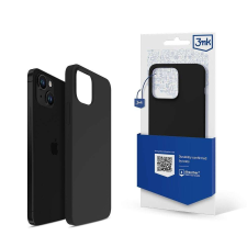 3MK iPhone 13 mini szilikon tok 3mk Silicone Case Series - fekete tok és táska