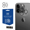 3MK Lens Pro Full Cover Apple iPhone 15 Pro / 15 Pro Max kamera védő üveg (5903108527897)