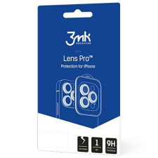 3MK Lens Pro Kamera lencsevédő iPhone 15 Pro Max sötét arany mobiltelefon kellék