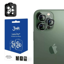 3MK Lens Protection Pro iPhone 13 Pro / 13 Pro Max zöld kamera védőfólia rögzítőkerettel mobiltelefon kellék