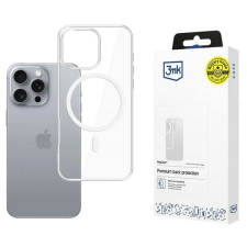 3MK MagCase MagSafe-kompatibilis tok iPhone 16 Pro - átlátszó tok és táska