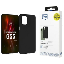 3MK Matt tok Motorola Moto G55 - fekete tok és táska