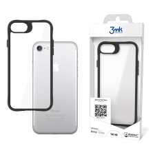 3MK Satin Armor Case+ Apple iPhone SE (2022) Tok - Átlátszó/Fekete tok és táska
