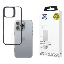 3MK Satin Armor Case+ tok iPhone 16 Pro Max lila-átlátszó tok és táska