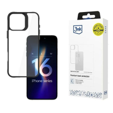 3MK SatinArmor+ tok iPhone 16 Pro Max - átlátszó fekete szegéllyel tok és táska
