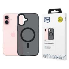 3MK Smoke MagCase tok iPhone 16 - fekete tok és táska