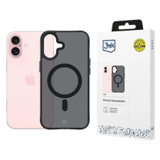 3MK Smoke MagCase tok iPhone 16 - fekete tok és táska
