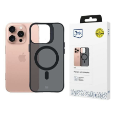 3MK Smoke MagCase tok iPhone 16 Pro - fekete tok és táska
