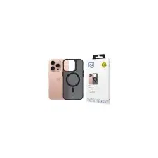 3MK Smoke MagCase tok iPhone 16 Pro - fekete tok és táska