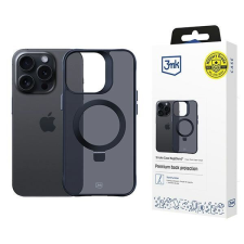 3MK Smoke Magsafe & Stand tok kitámasztóval iPhone 14 Pro Max - fekete tok és táska
