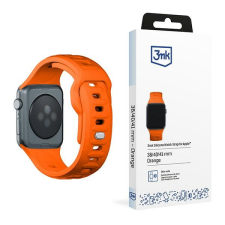 3MK szilikon óraszíj Apple Watch 38/40/41mm - narancssárga okosóra kellék