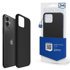 3MK szilikon tok iPhone 11 / Xr 6,1" fekete tok és táska