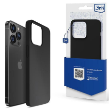 3MK Szilikon tok iPhone 13 Pro 6,1" fekete tok és táska