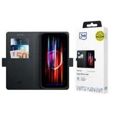 3MK Wallet könyvtok kártyatartóval iPhone 13/14 - fekete tok és táska