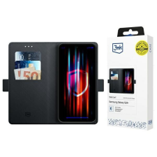3MK Wallet könyvtok Samsung Galaxy S24 Plus - fekete tok és táska