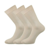  3PACK bézs BOMA zokni (Blažej) XL
