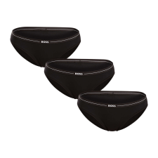 3PACK fekete BOSS női alsók (50510016 001) S női alsó