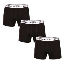 3PACK fekete Pietro Filipi férfi boxeralsó (3BCL003) XL férfi alsó