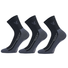  3PACK fekete VoXX zokni (Barefootan-black) S