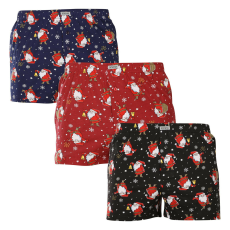  3PACK férfi bő szárú boxeralsók Andrie többszínű (PS 5848) XL