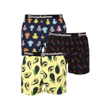 3PACK Férfi bő szárú boxeralsók Horsefeathers Frazier Bundle 5 (AM096G) XL férfi alsó