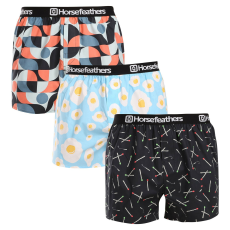  3PACK Férfi bő szárú boxeralsók Horsefeathers Frazier Bundle 7 (AM096J) L