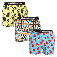3PACK férfi bő szárú boxeralsók Horsefeathers Frazier többszínű (AM166H34ZW) M férfi alsó