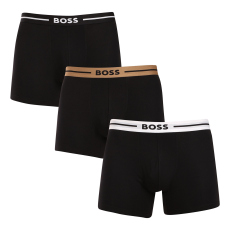  3PACK Férfi boxeralsó BOSS fekete (50517834 981) M