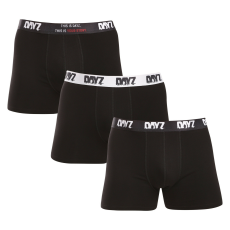  3PACK Férfi boxeralsó DAYZ fekete (DZ001) 3XL