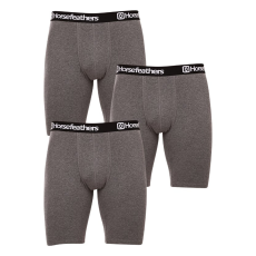  3PACK Férfi boxeralsó Horsefeathers Dynasty long (AM195B) L