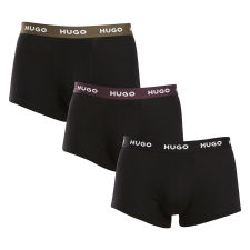 3PACK Férfi boxeralsó HUGO fekete (50517878 988) M férfi alsó
