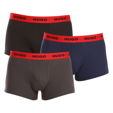  3PACK Férfi boxeralsó HUGO többszínű (50469766 031) M