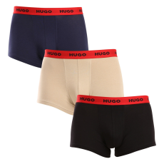 3PACK Férfi boxeralsó HUGO többszínű (50517878 962) L