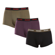 3PACK Férfi boxeralsó HUGO többszínű (50517878 987) M férfi alsó
