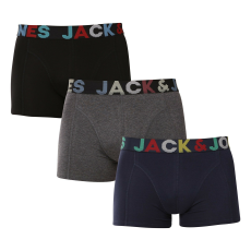  3PACK Férfi boxeralsó Jack and Jones többszínű (12243393) L