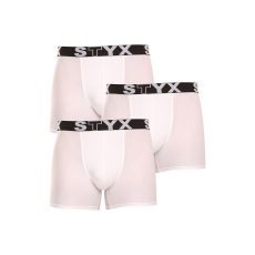  3PACK férfi boxeralsó Styx hosszú sportos gumipánt hosszú sportos gumipánt (U10616161) XL