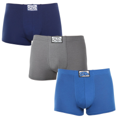  3PACK férfi boxeralsó Styx klasszikus gumipánt többszínű (3Q96837) M